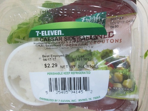 Choice Farms LLC Recalls Limited Quantity of Caesar Side Salad Due to Undeclared Milk, Egg, Wheat and Fish (anchovies) Allergens